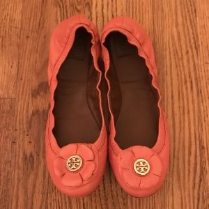 Tory Burch Shelby Flower Ballet Flats